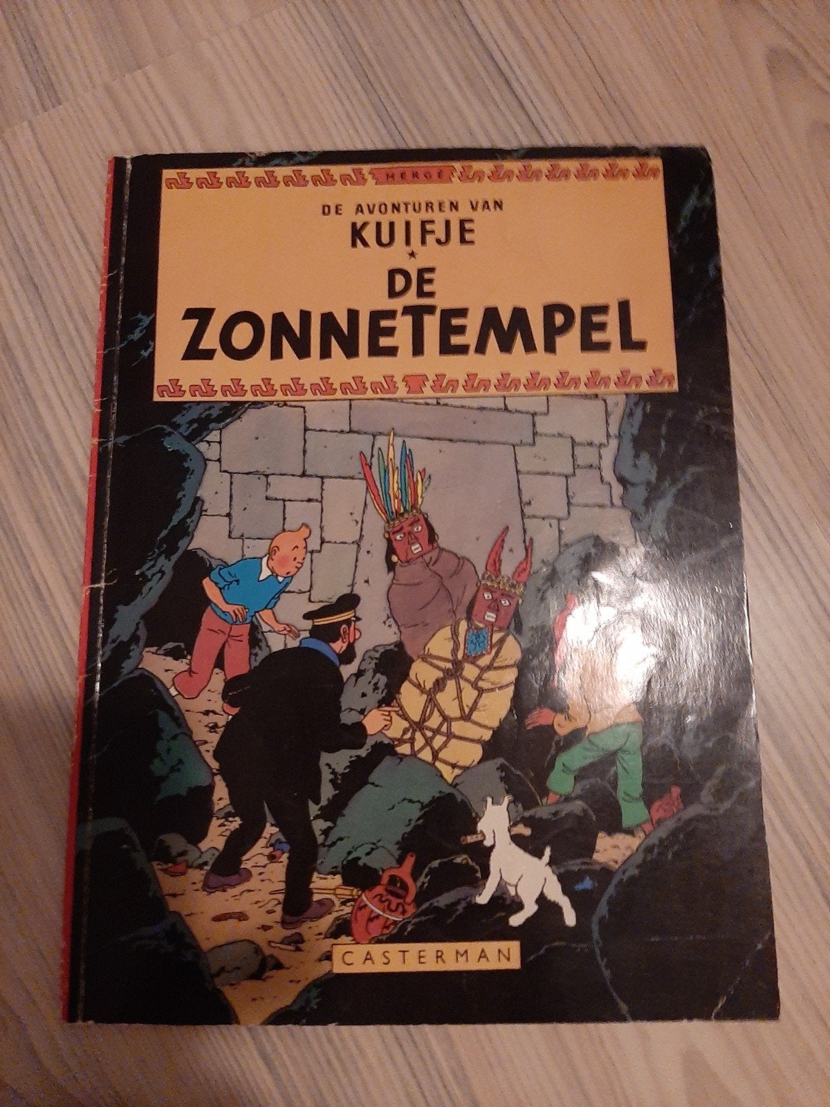 Kuifje - De Zonnetempel (Casterman), Ophalen of Verzenden