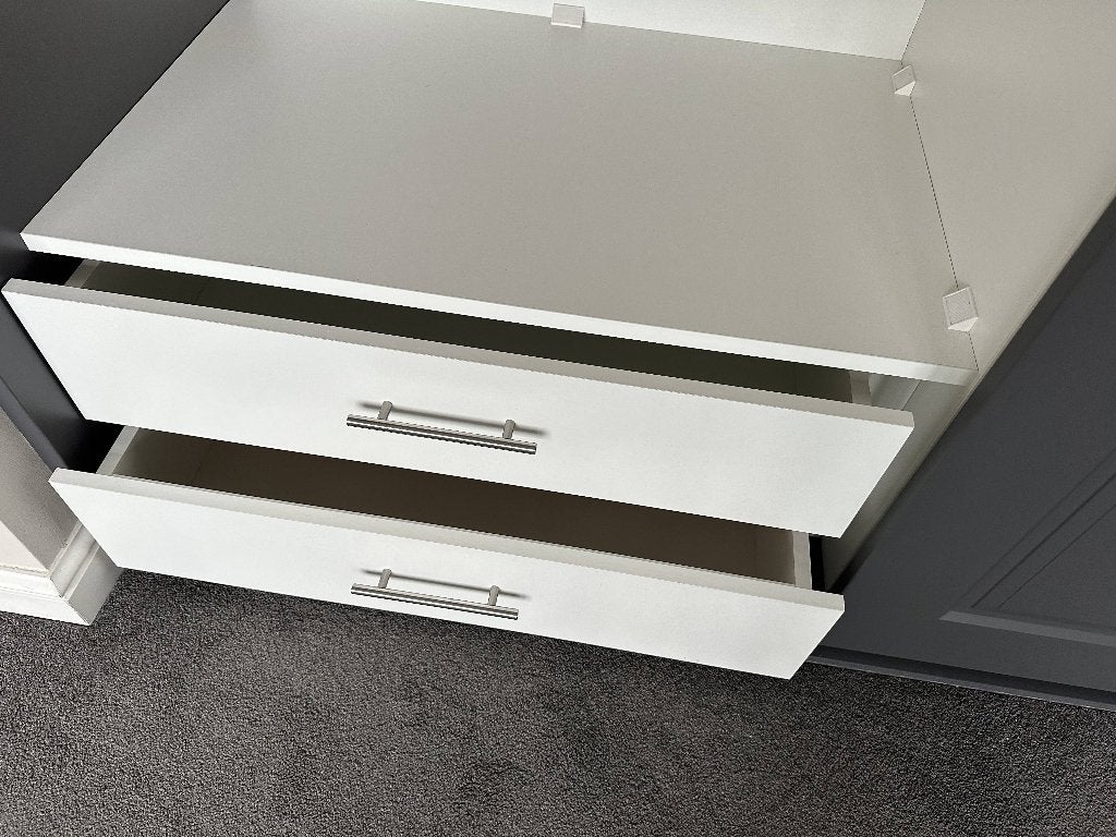Luxe inbouwkast / schuifdeurkast – veel opbergruimte, Ophalen, 200 cm of meer, 75 cm of meer, 150 tot 200 cm