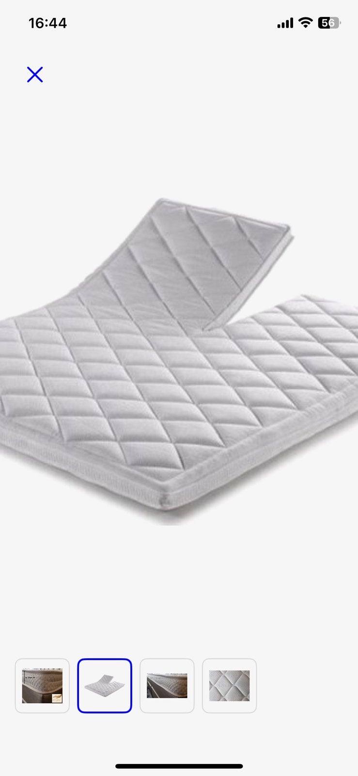 ZGAN Splittopper 180x200, Ophalen, Tweepersoons, Zo goed als nieuw, 180 cm