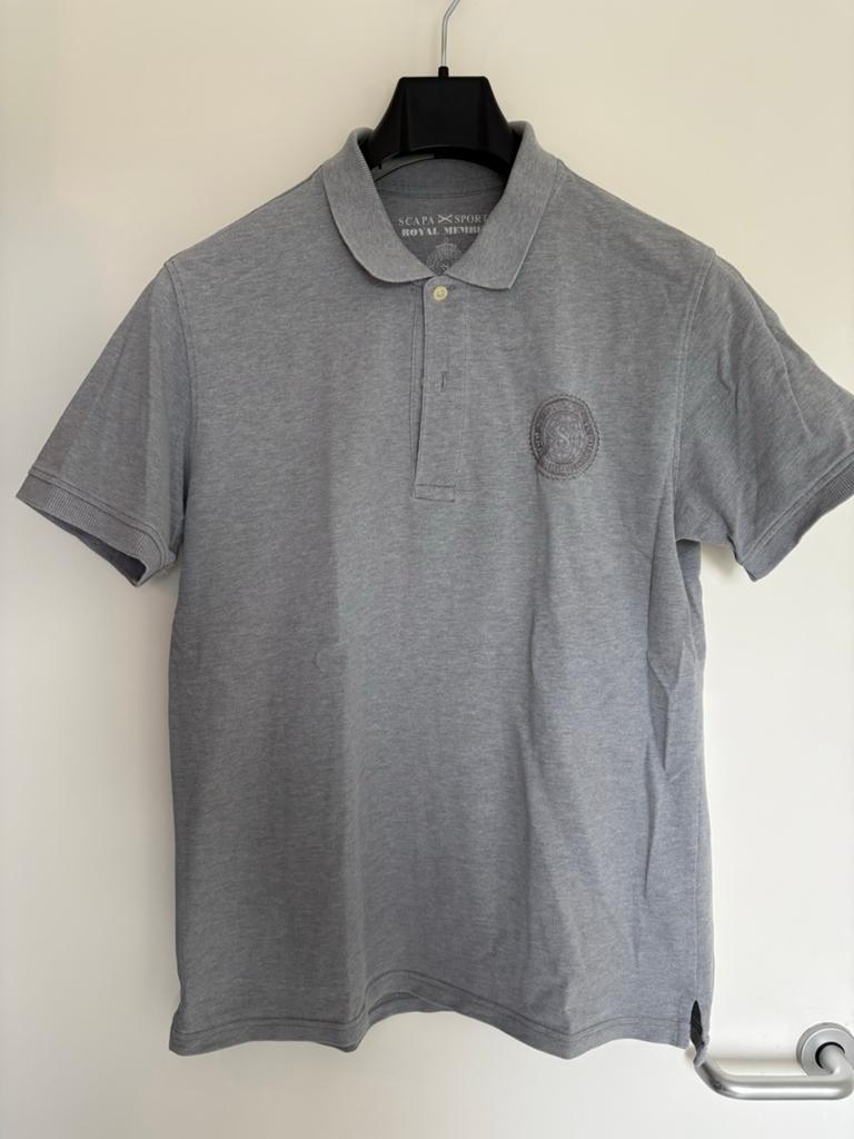 Scapa Sports Polo Team Polo Shirt Maat M, Ophalen of Verzenden, Zo goed als nieuw, Maat 48/50 (M), Grijs