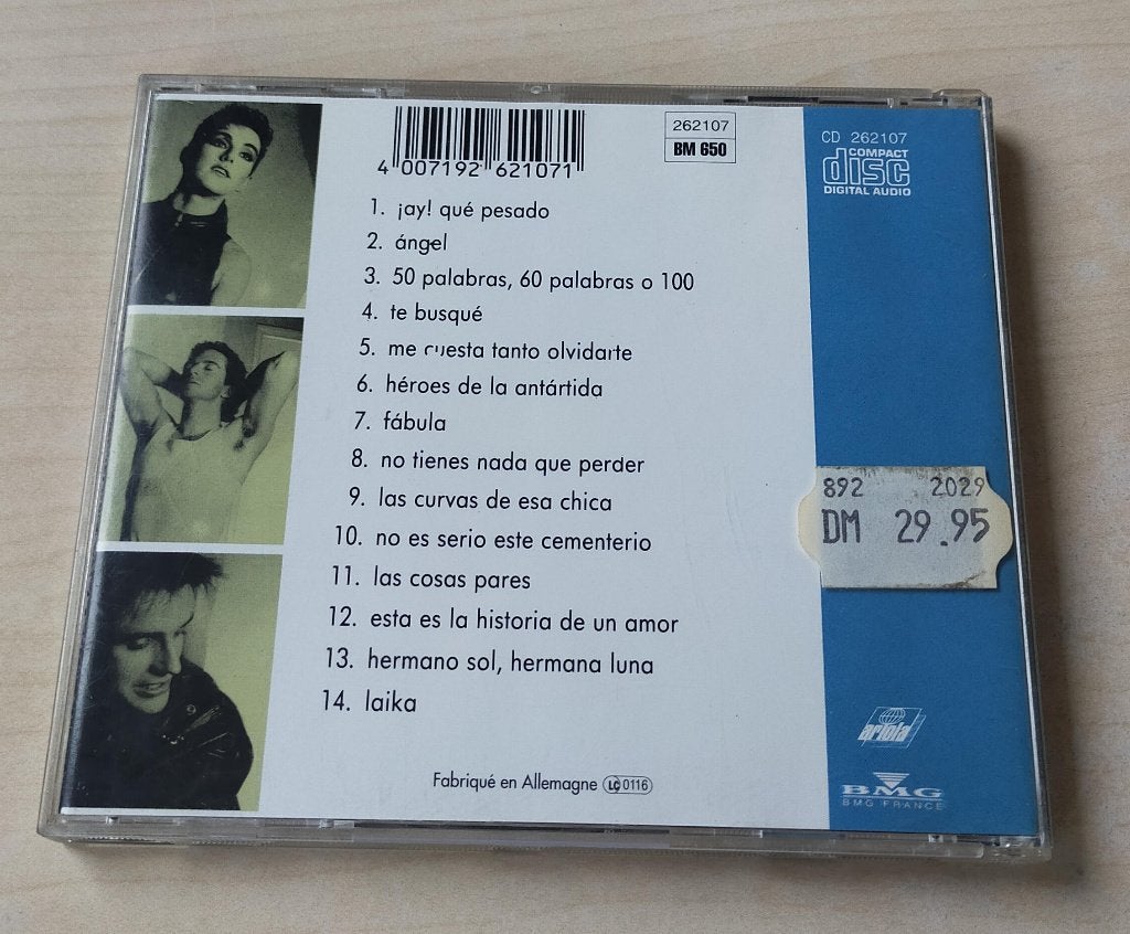 Mecano - Entre El Cielo Y El Suelo CD 1986/199?, Ophalen of Verzenden, Gebruikt, Pop