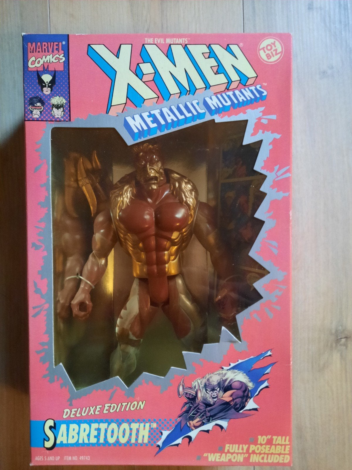 Te koop Metallic Sabretooth 10 inch ( X-Men), Ophalen of Verzenden, Nieuw