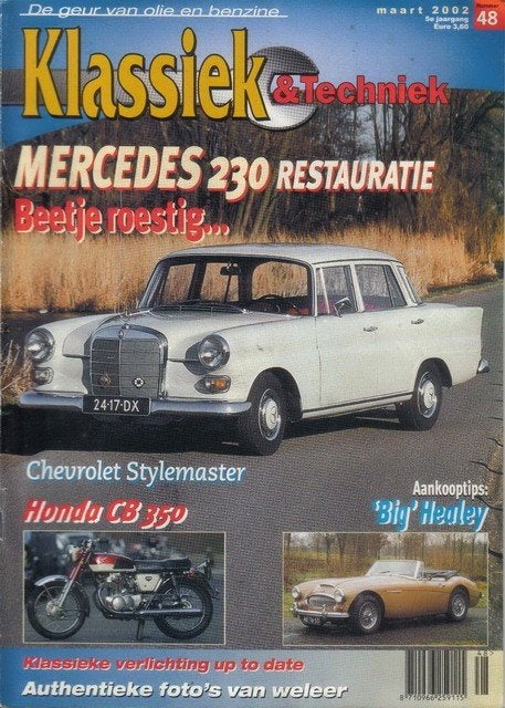 Klassiek & Techniek 48 2002 : Mercedes 230 - Austin Healey, Ophalen of Verzenden, Gelezen, Algemeen