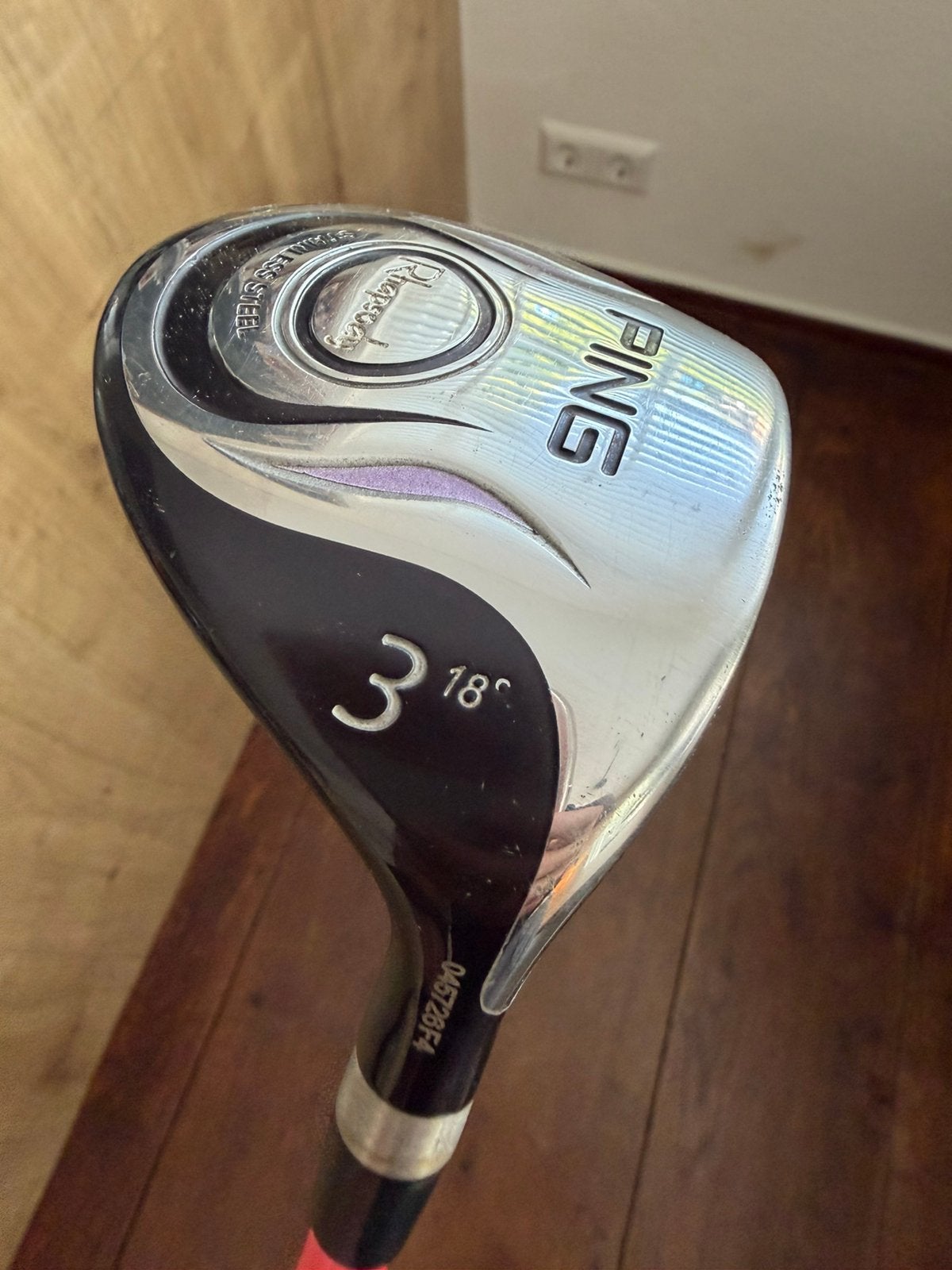 Ping Rhapsody fw 3; 18” loft 45gr light flex; golfpride, Sport en Fitness, Golf, Ophalen of Verzenden, Zo goed als nieuw, Club