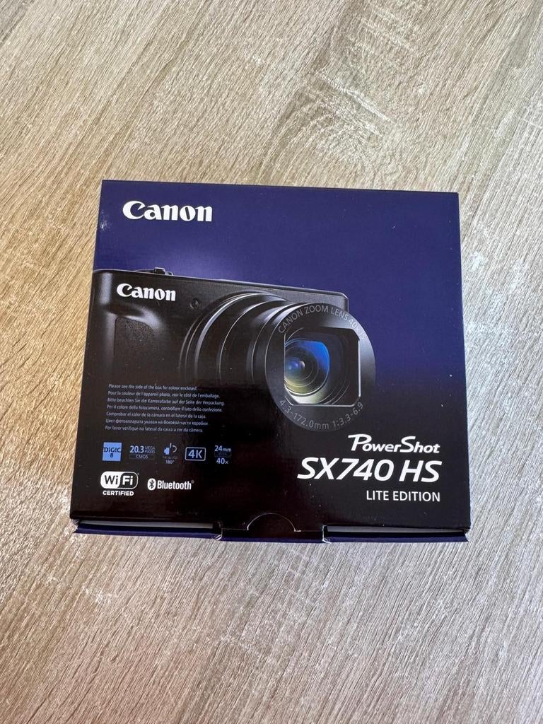 Canon SX740 HS Lite edition Zwart _ NIEUW, Audio, Tv en Foto, Fotocamera's Digitaal, Canon, Compact, Nieuw, Ophalen of Verzenden