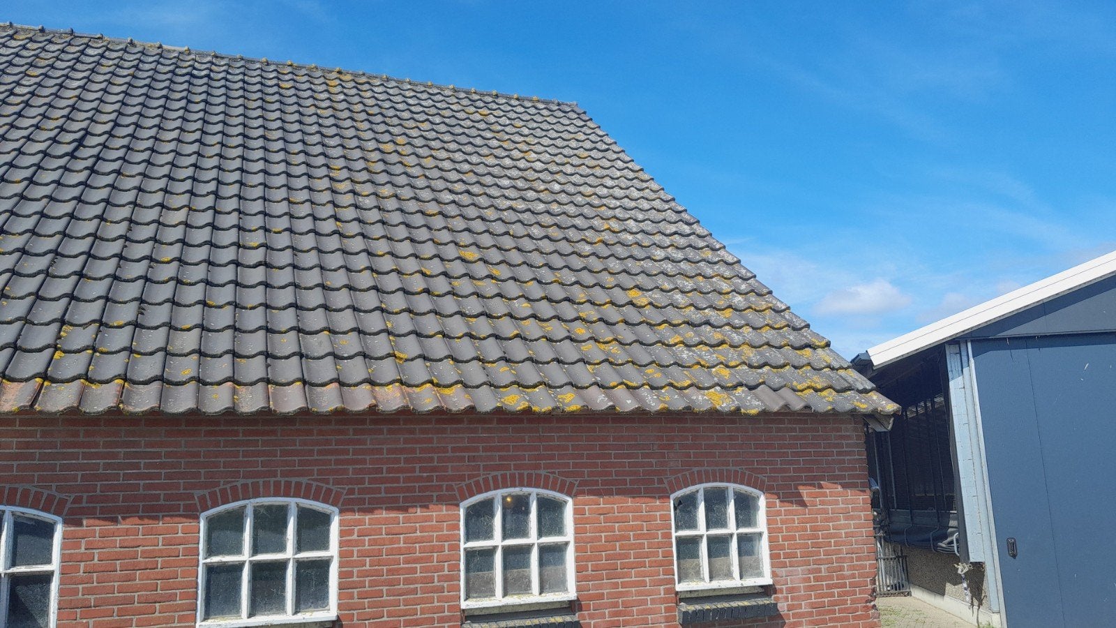 Gebruikte dakpannen, grijs, voor diverse projecten, Doe-het-zelf en Verbouw, Dakpannen en Dakbedekking, Ophalen, Gebruikt, Steen of Klei