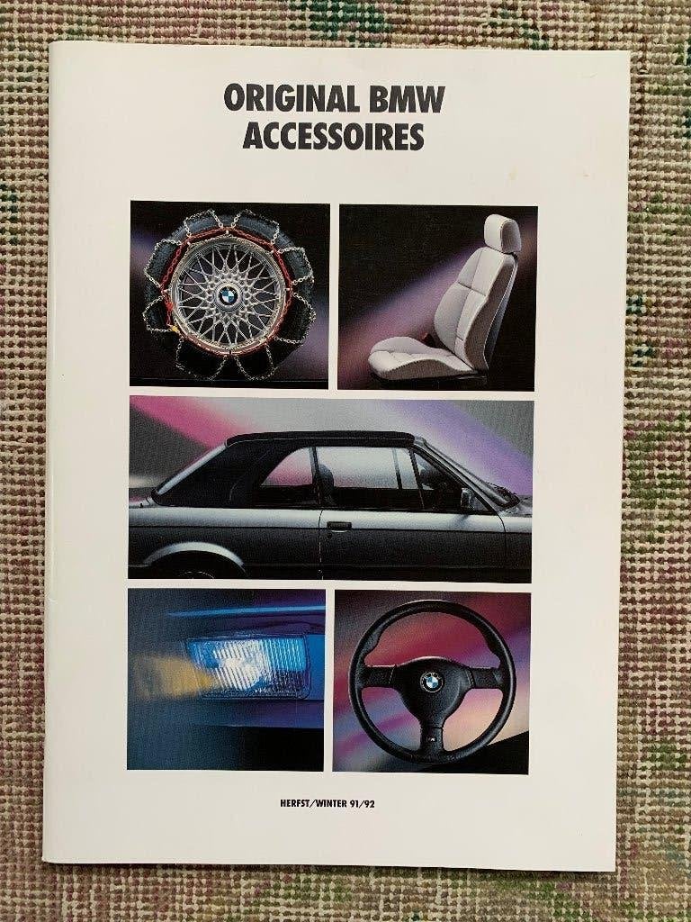 Zeer uitgebreide BMW accessoires brochure 1991 / 1992 nieuw!, Nieuw, Ophalen of Verzenden, BMW, BMW