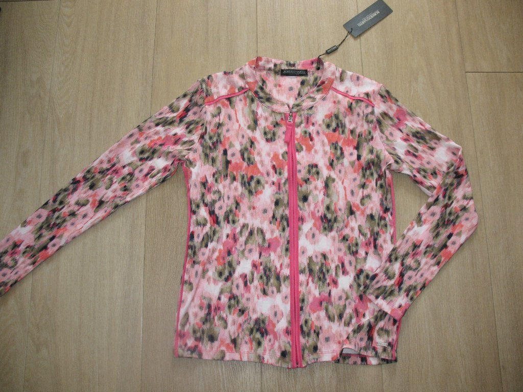 Roberto Sarto Vest Bloemenprint + Rits Mt.38 zolderopruiming, Kleding | Dames, Truien en Vesten, Maat 38/40 (M), Meerkleurig, Nieuw