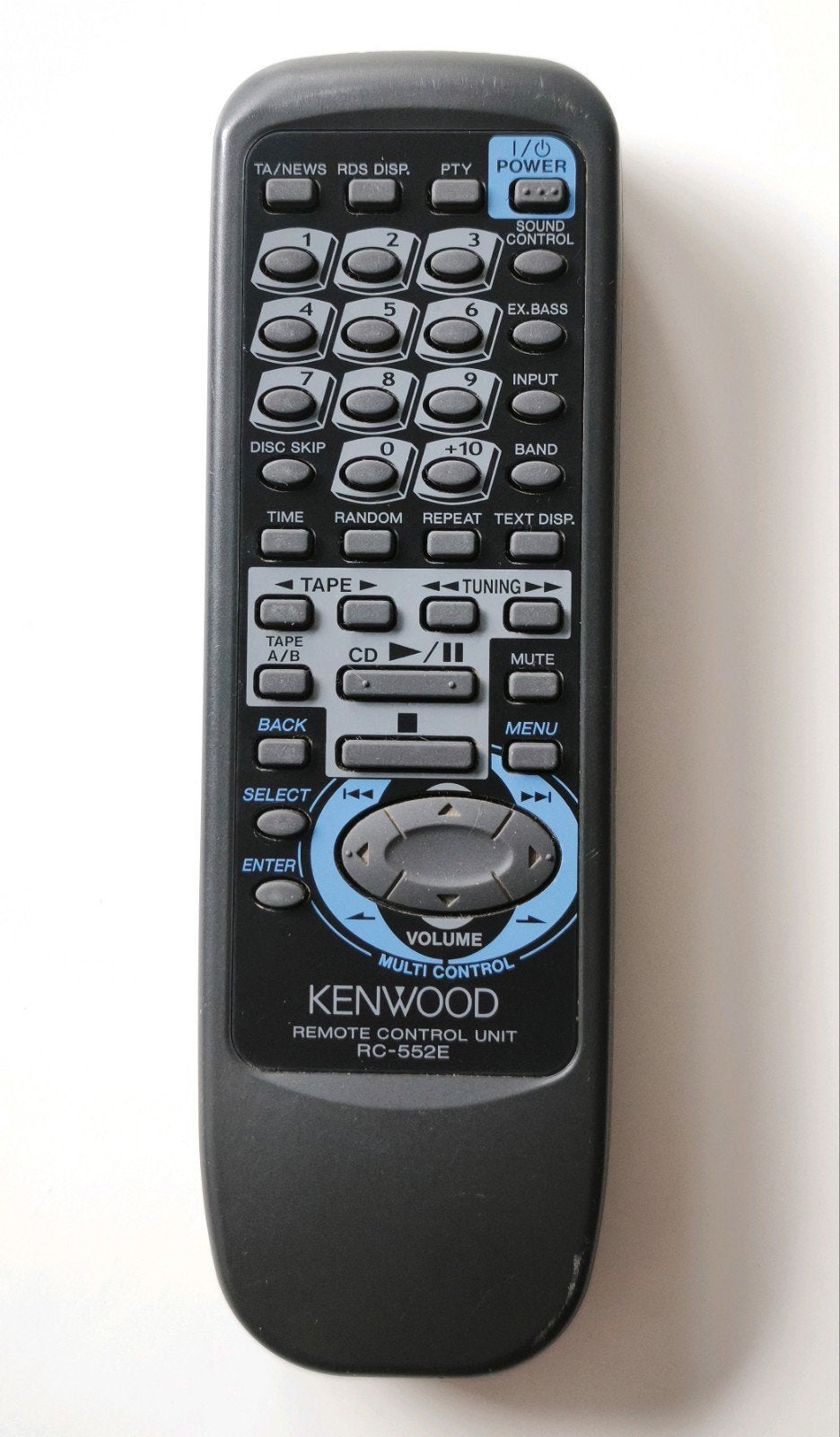 Kenwood RC-552E Afstandsbediening, Ophalen of Verzenden, Gebruikt, Origineel, Mediaspeler