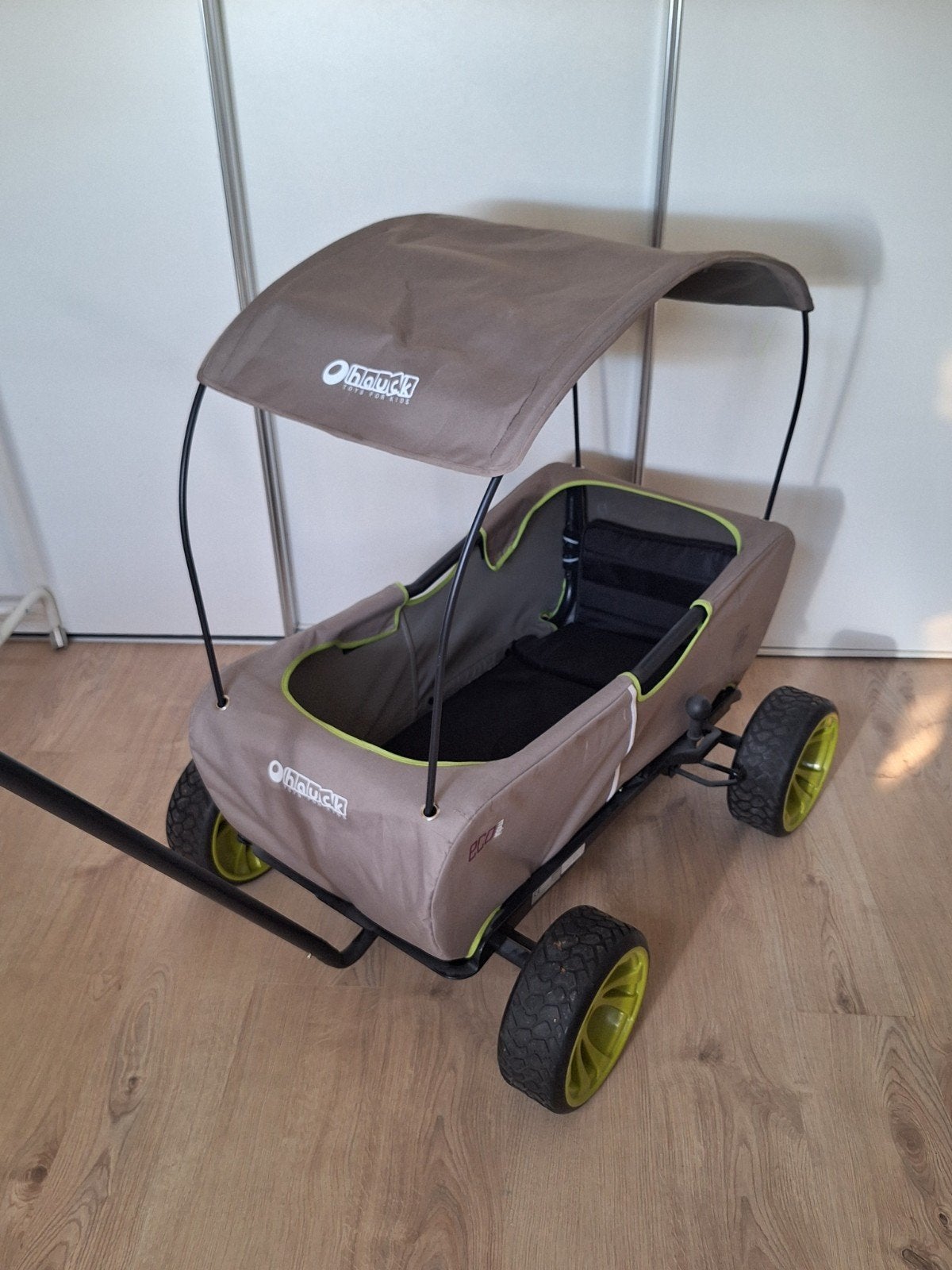 Hauck EcoMobil bolderkar met zonnekap, Ophalen, Opvouwbaar, Gebruikt