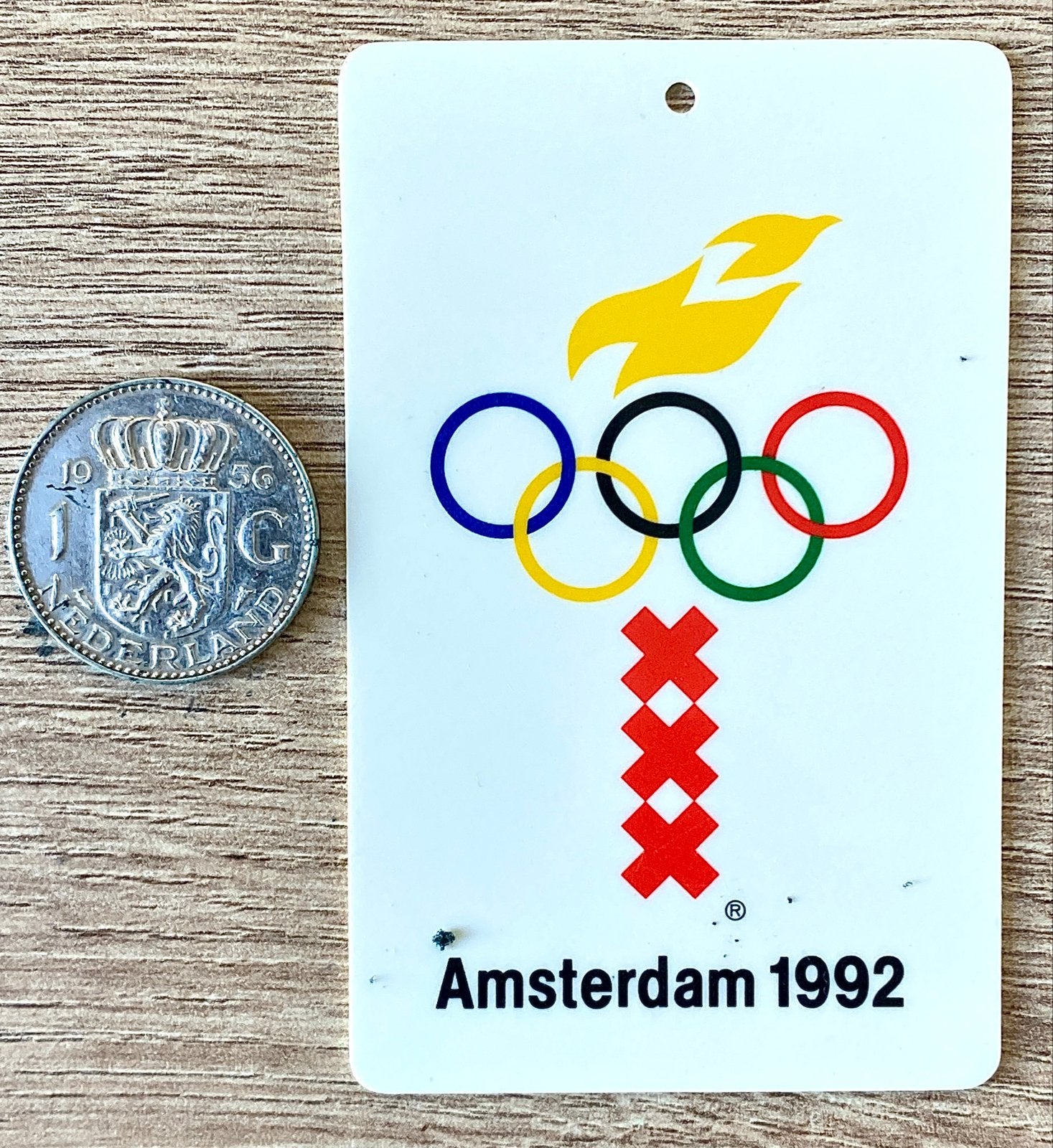 Amsterdam 1992 Olympische Spelen card, Verzamelen, Ophalen of Verzenden