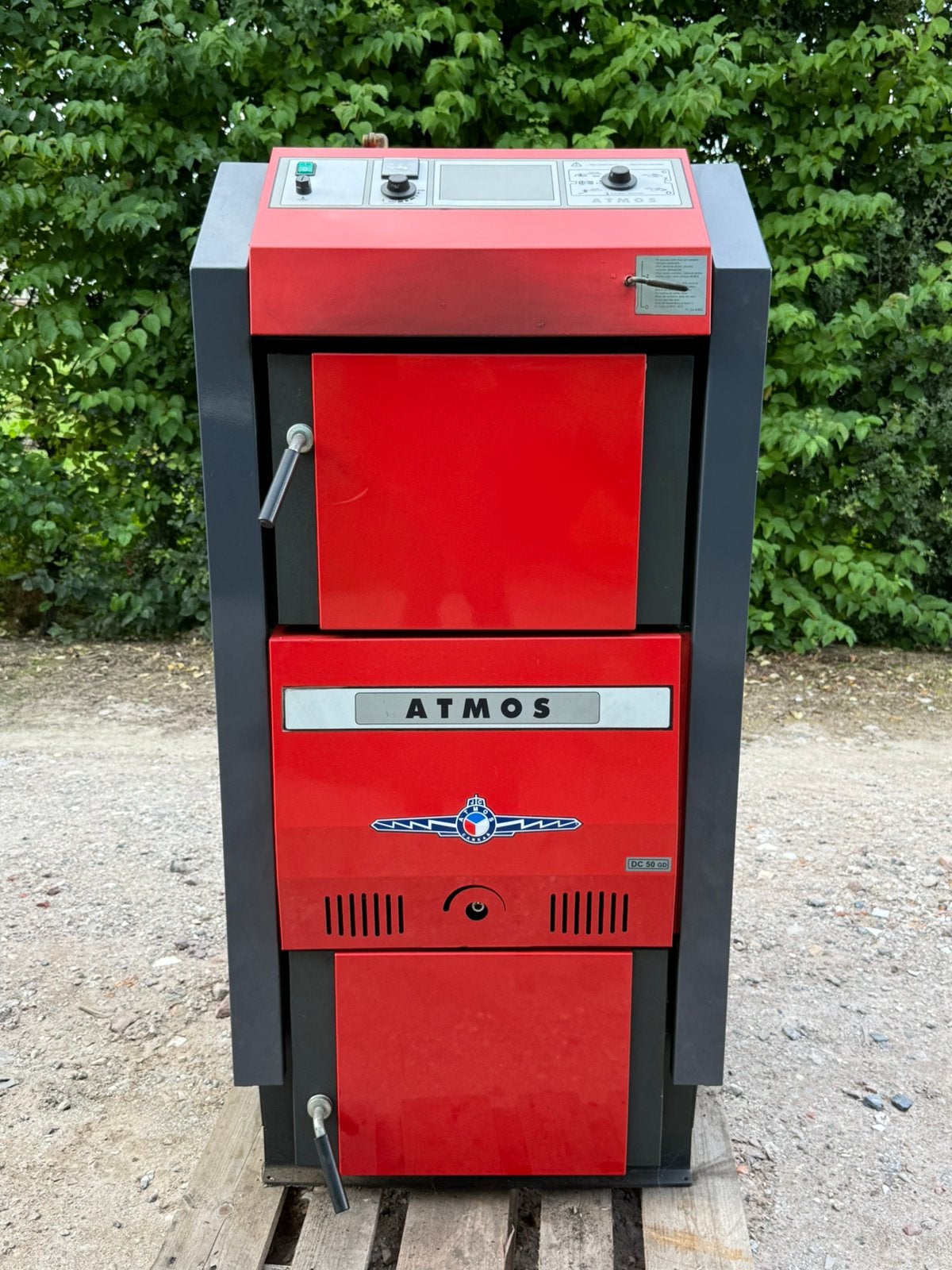 ATMOS DC 50 GD Houtvergasser CV Ketel 49 kW 2017, Huis en Inrichting, Kachels, Gebruikt, Www.cvheat.com, Houtkachel, Ophalen of Verzenden