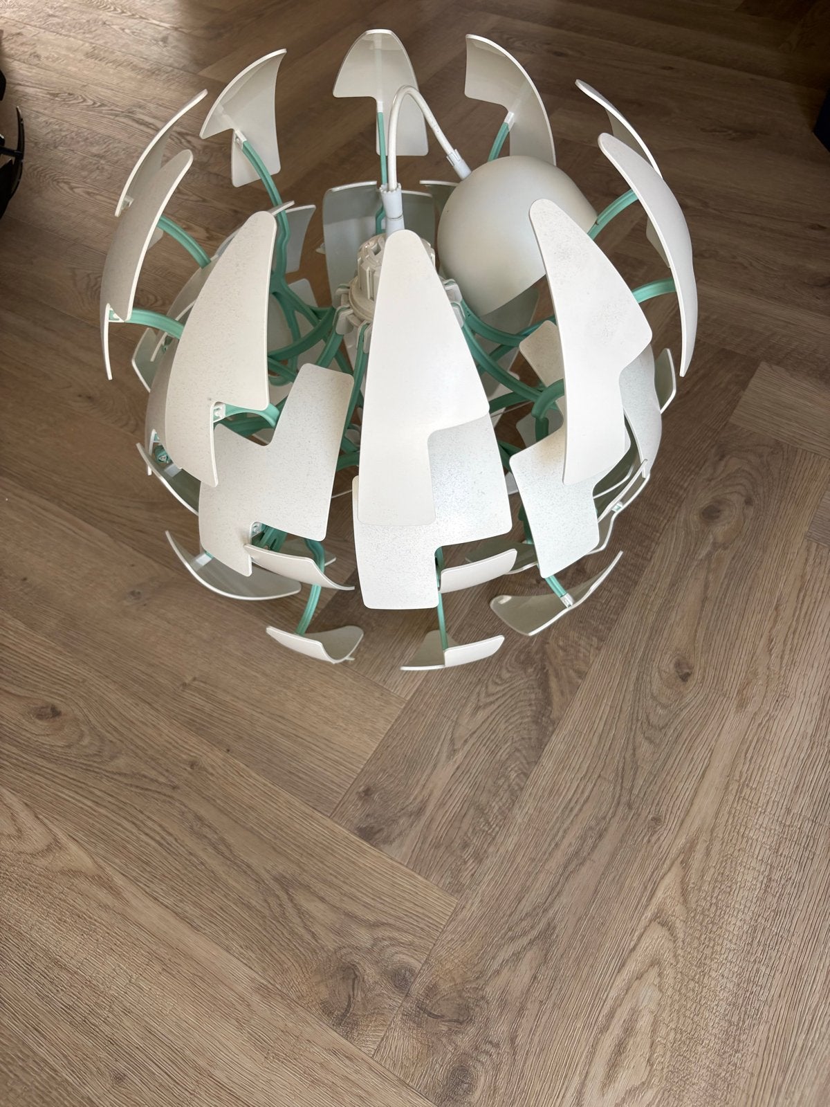 IKEA PS 2014 lamp met kleurwisselende LED lamp, Ophalen of Verzenden, Gebruikt, Kunststof, Minder dan 50 cm