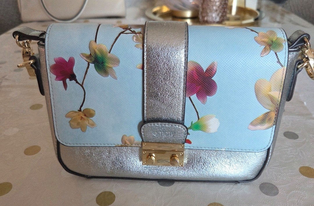 emmy wieleman tas sakura, Ophalen, Gebruikt, Blauw, Schoudertasje