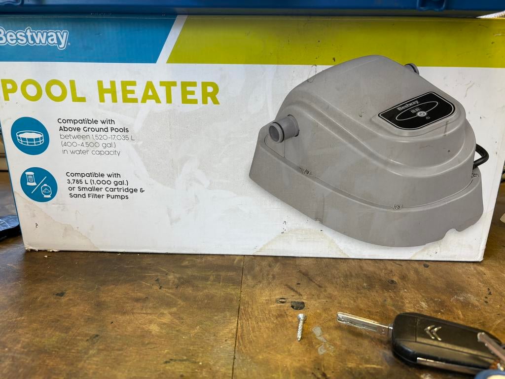 Bestway Zwembadverwarming voor zwembaden totØ457cm tot 40C, Ophalen of Verzenden, Zo goed als nieuw