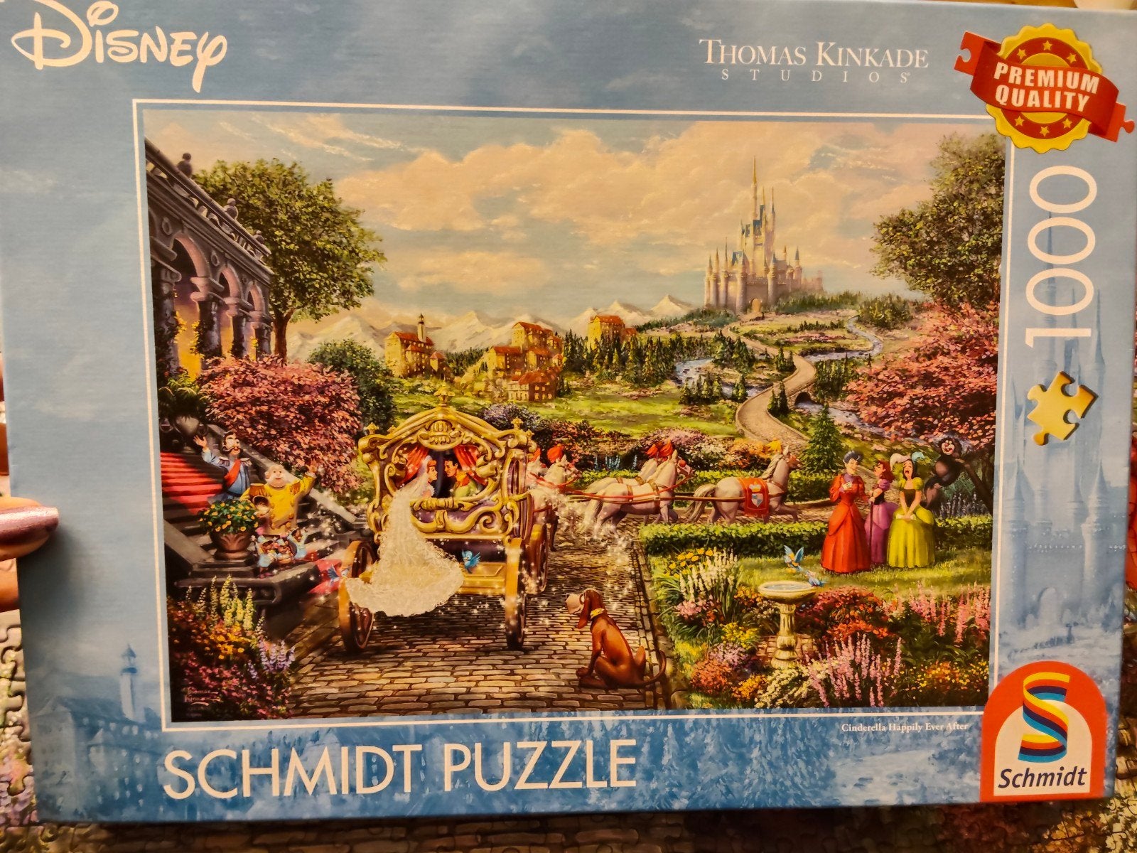 Schmidt Disney puzzel kleine zeemeermin, Ophalen of Verzenden, 500 t/m 1500 stukjes, Zo goed als nieuw, Legpuzzel