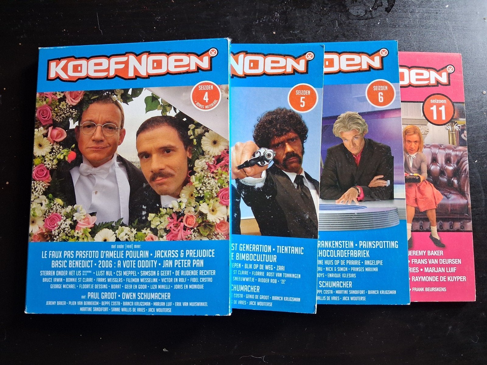 Koefnoen DVD Boxset - Seizoenen 4, 5, 6 en 11, Vanaf 6 jaar, Ophalen of Verzenden, Gebruikt, Komedie