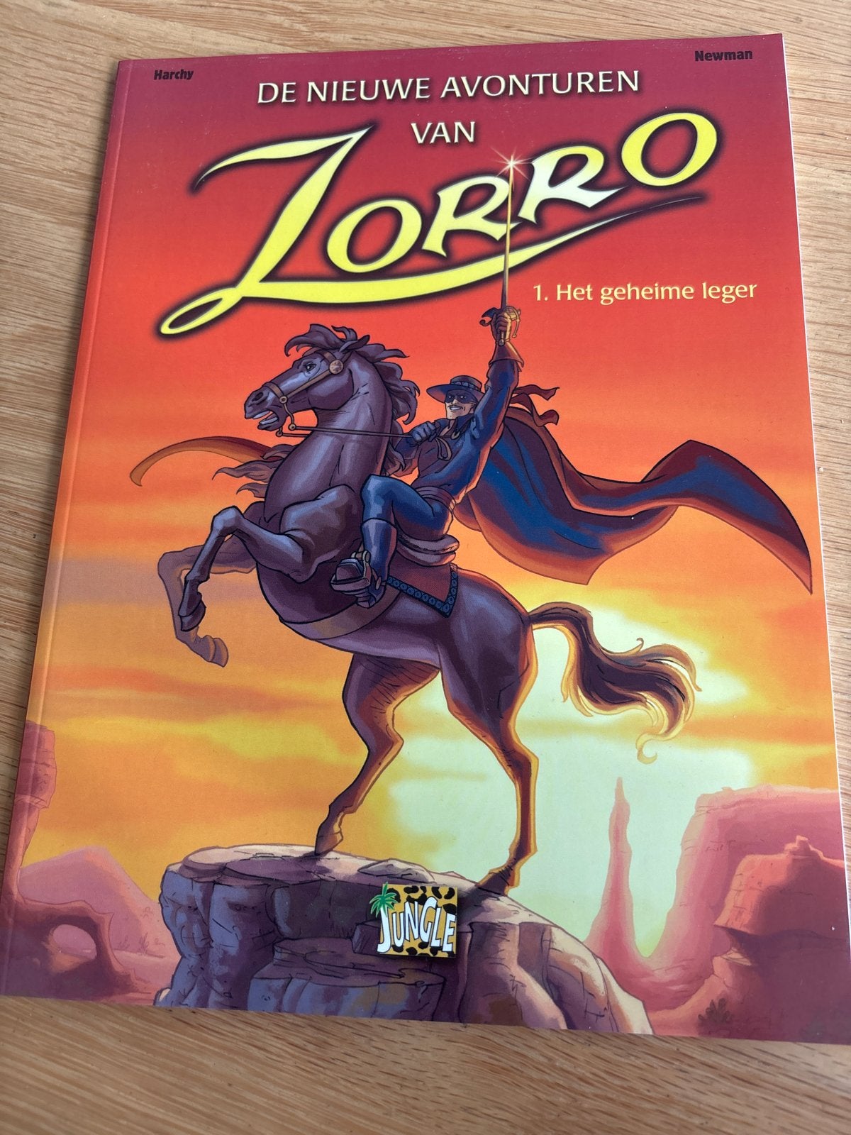 De nwe avonturen v Zorro - Het leger (4 voor 7.50) p stuk, Eén stripboek, Ophalen of Verzenden, Zo goed als nieuw