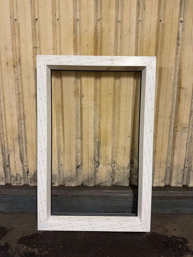 kunststof kozijn profline creme glad 805x1230, Kunststof, Profline, Raamkozijn, Niet ingevuld