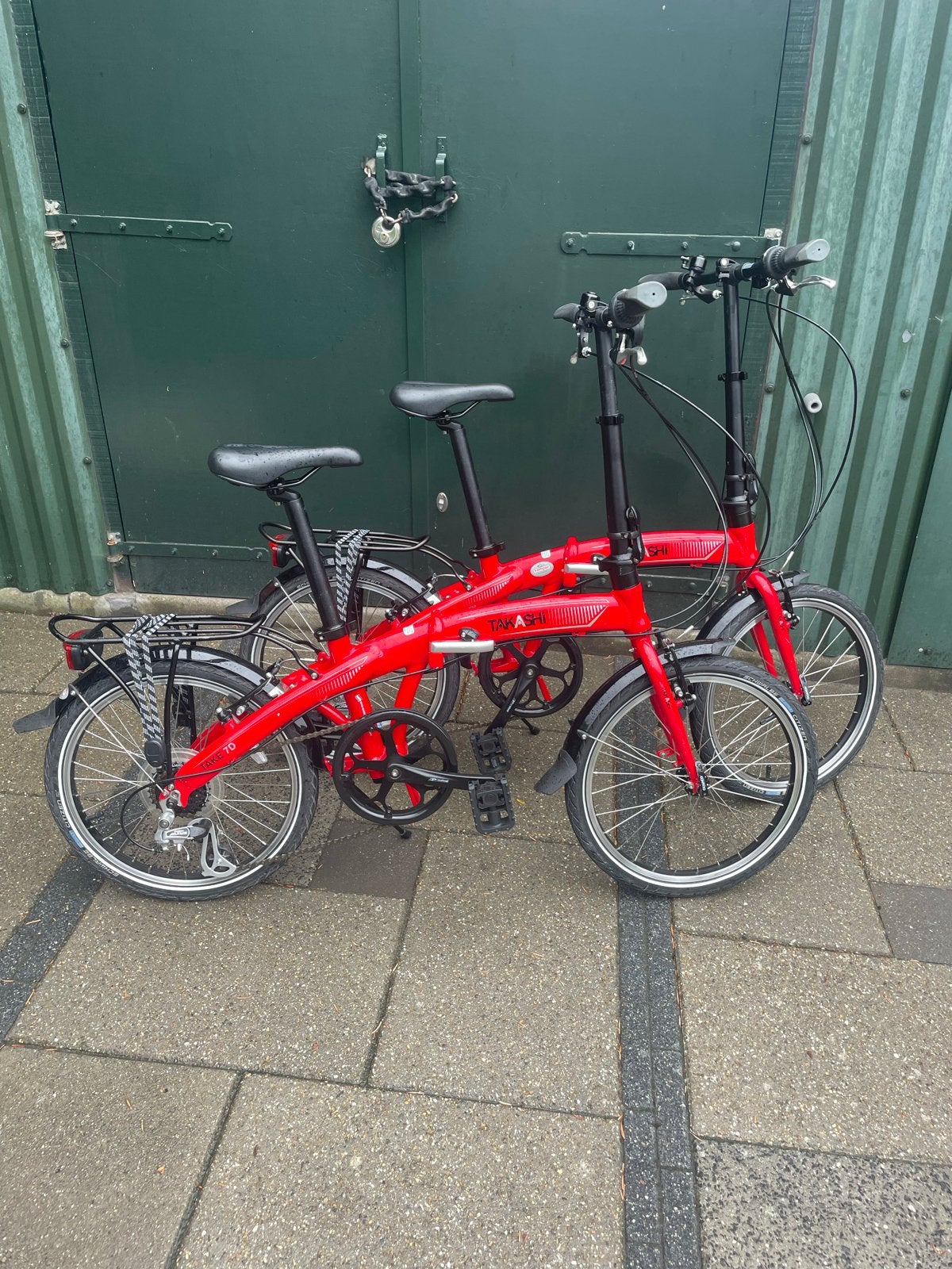 Takashi Take 7D  vouwfietsen  (2 stuks), 20 inch of meer, Velgrem, Versnellingen, Zo goed als nieuw