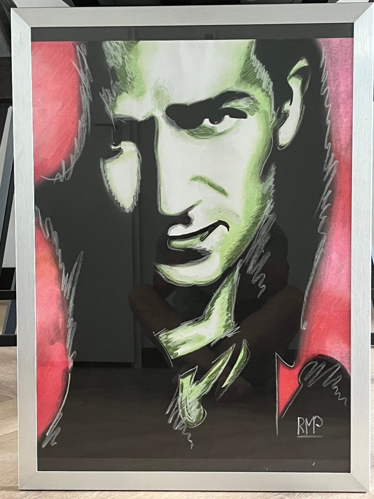 Getekend Bono zanger U2, 50 – 75, Nieuw, Ophalen of Verzenden, Schilderij