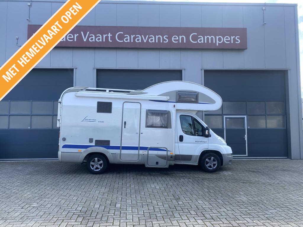 Bürstner Levanto 530 A Totaal lengte 610 cm, Caravans en Kamperen, Campers, Alkoof, Fiat, Bedrijf, Luifel