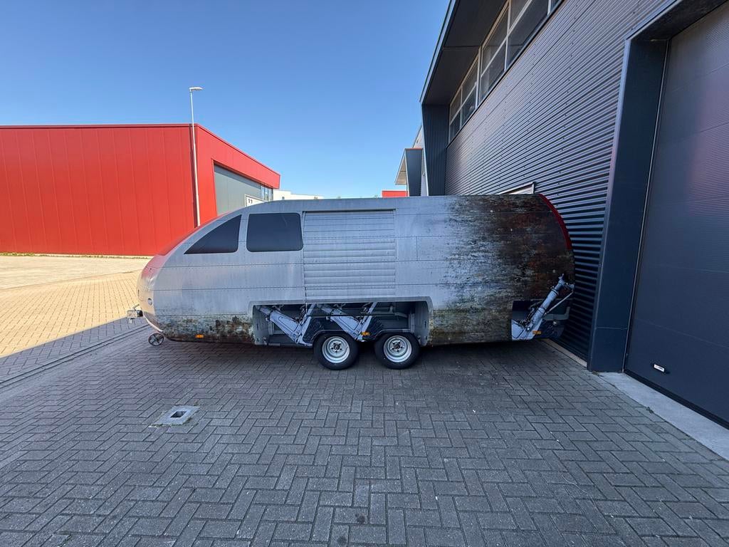 Auto trailer / Race trailer, Ophalen, Gebruikt