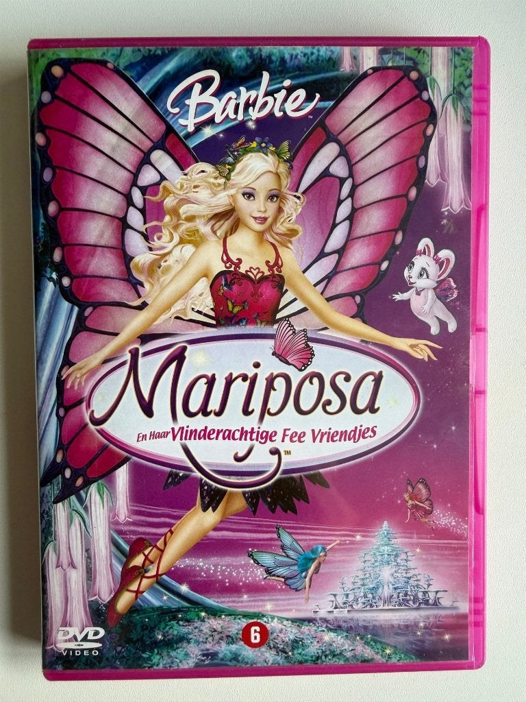 Barbie Mariposa en Haar Vlinderachtige Fee Vriendjes (2008), Alle leeftijden, Ophalen of Verzenden, Zo goed als nieuw