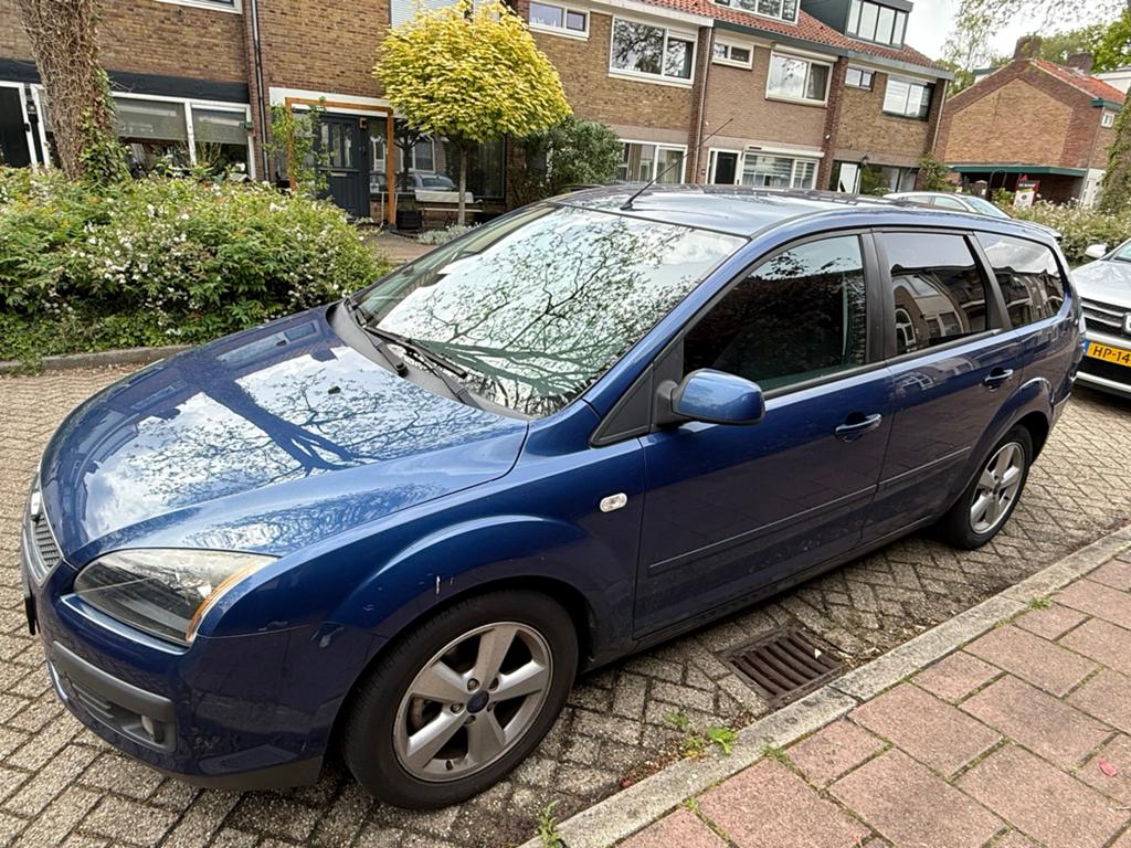 Ford Focus 1.6 74KW Wagon 2007 Blauw, Auto's, Ford, Particulier, Focus, Airbags, Airconditioning, Centrale vergrendeling, Cruise Control