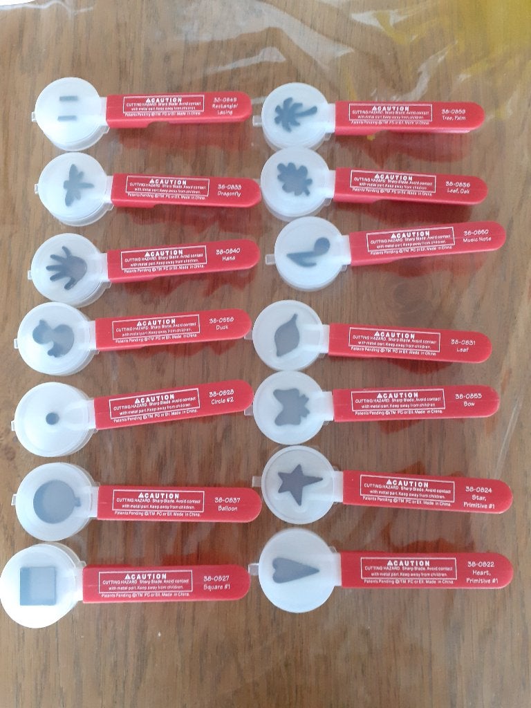 Sizzix paddlepunch 14 stuks, Ophalen of Verzenden, Zo goed als nieuw, Frame of Mal, Sizzix