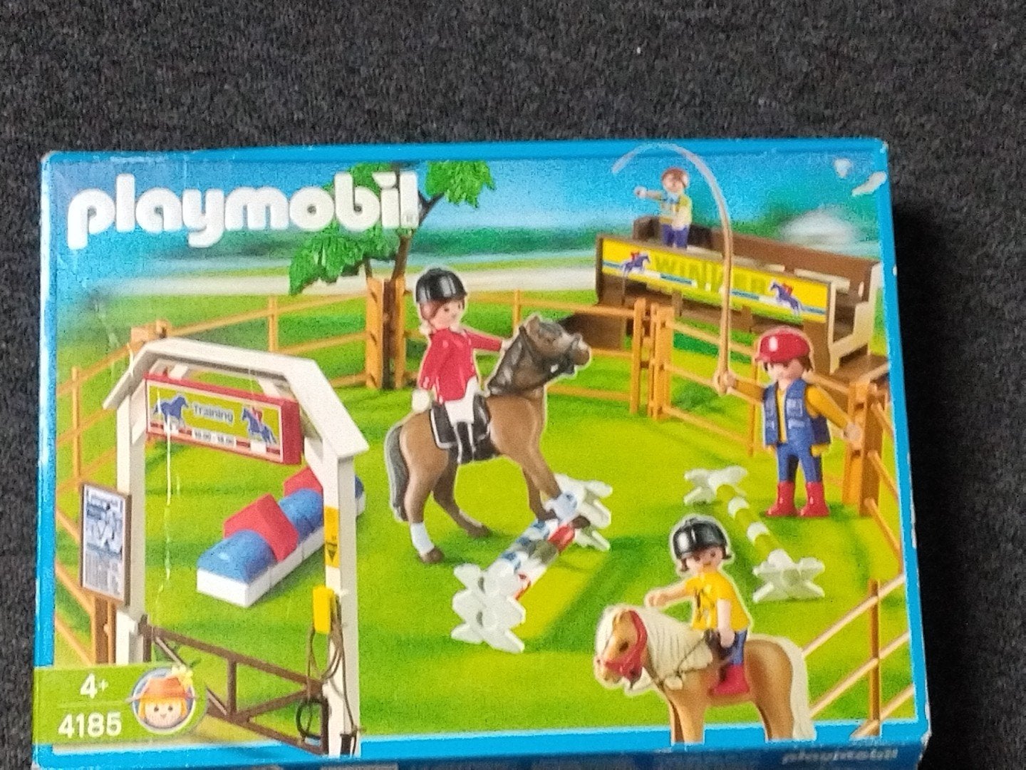Playmobil Paardrijden Set 4185 - Compleet, Complete set, Overige typen, Ophalen of Verzenden, Zo goed als nieuw