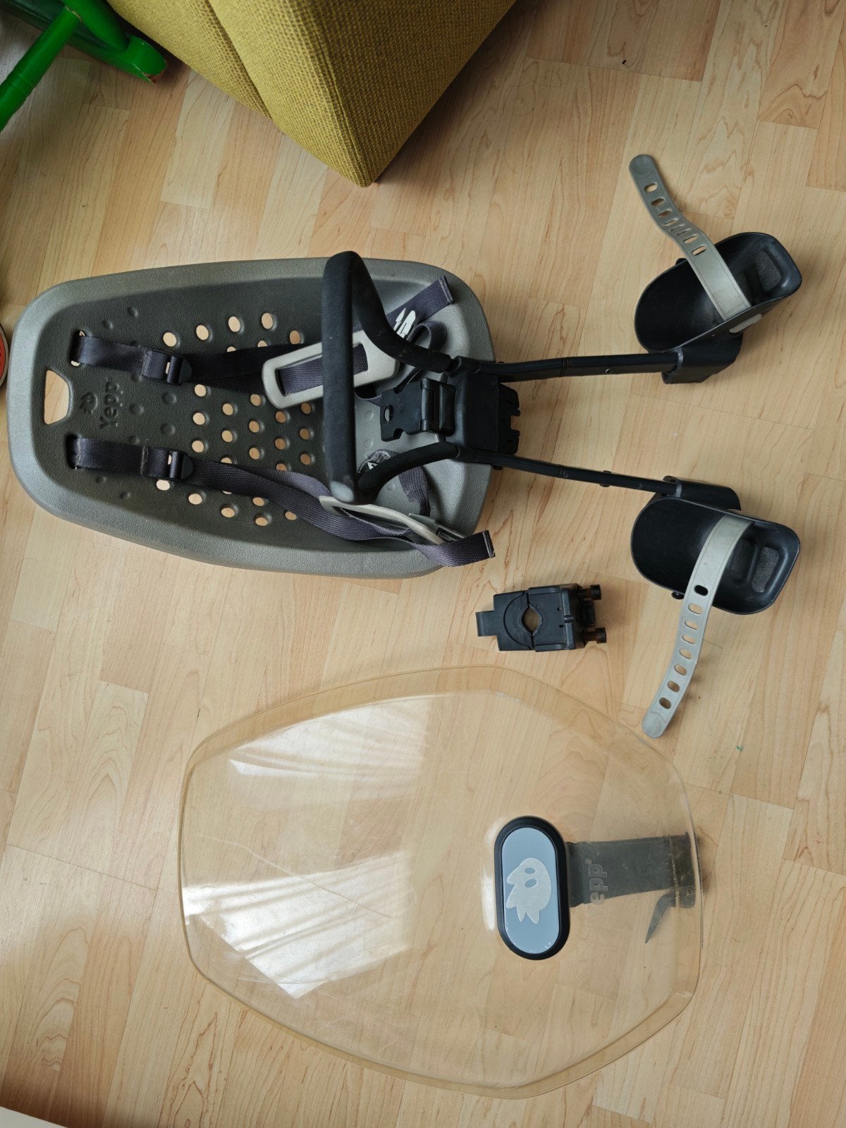 Fietszietje Thule Yepp (voor), Ophalen