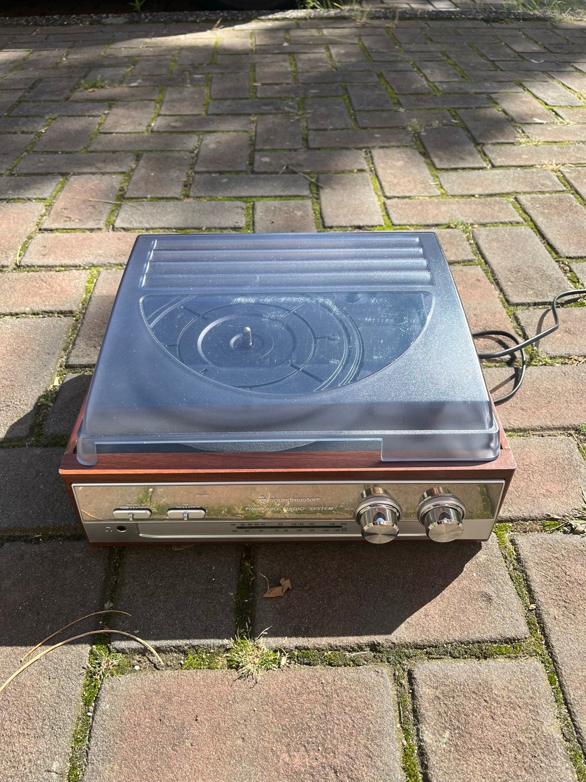 Soundmaster Platenspeler met Radio - Vintage Look, Ophalen, Gebruikt, Platenspeler, Overige merken