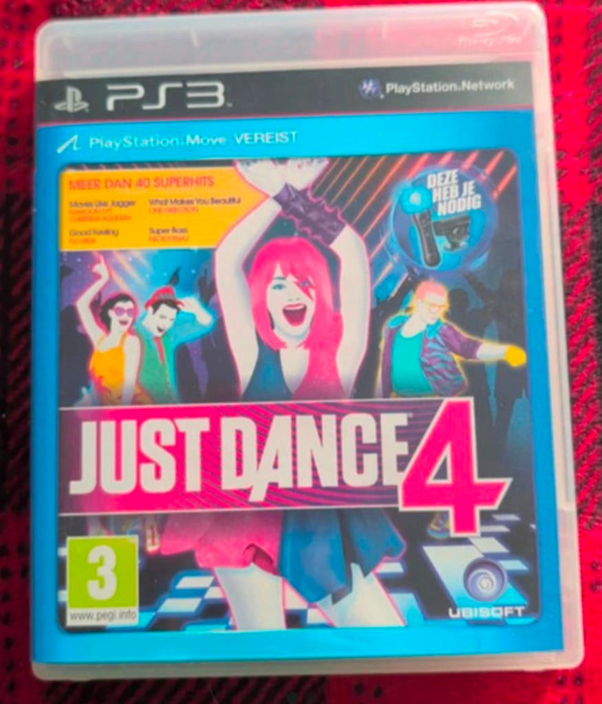 Just Dance 4 PS3 - Dansgame met 40+ hits, Muziek, Gebruikt, Eén computer, Ophalen of Verzenden