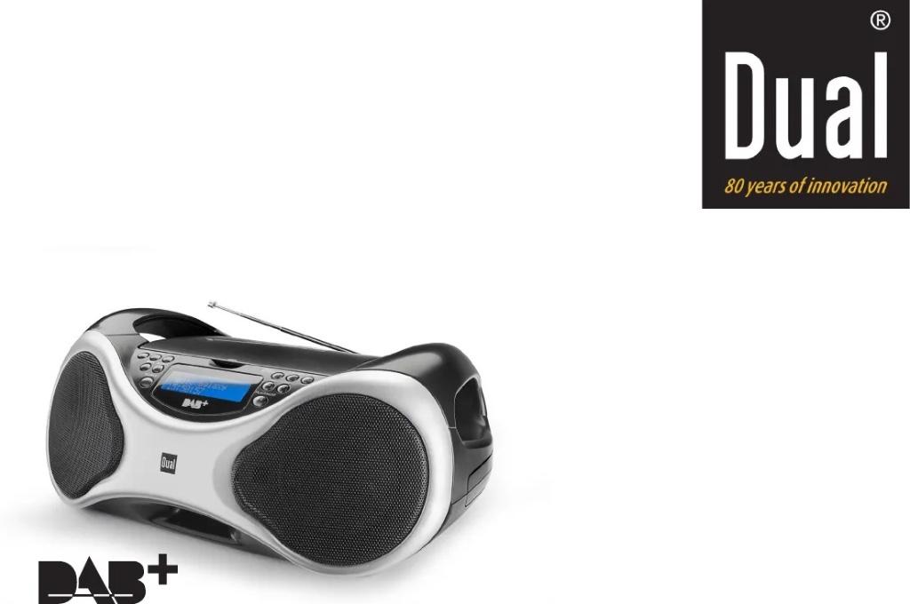DUAL CD/DAB radio met USB draagbaar, Ophalen, Nieuw, Radio, Met cd-speler