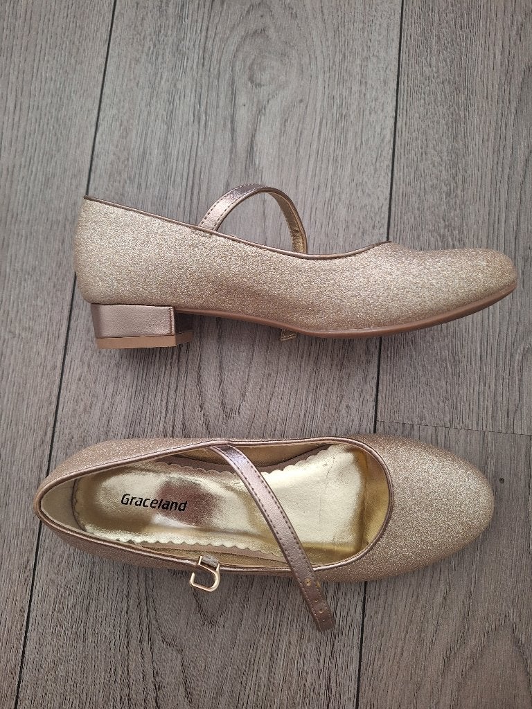 Hakken maat 34 glitter goud Graceland, Kinderen en Baby's, Meisje, Graceland, Schoenen, Ophalen of Verzenden