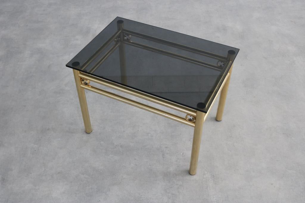 vintage bijzettafel | sidetable | Zweeds, Gebruikt, 100 tot 150 cm, ., Ophalen of Verzenden