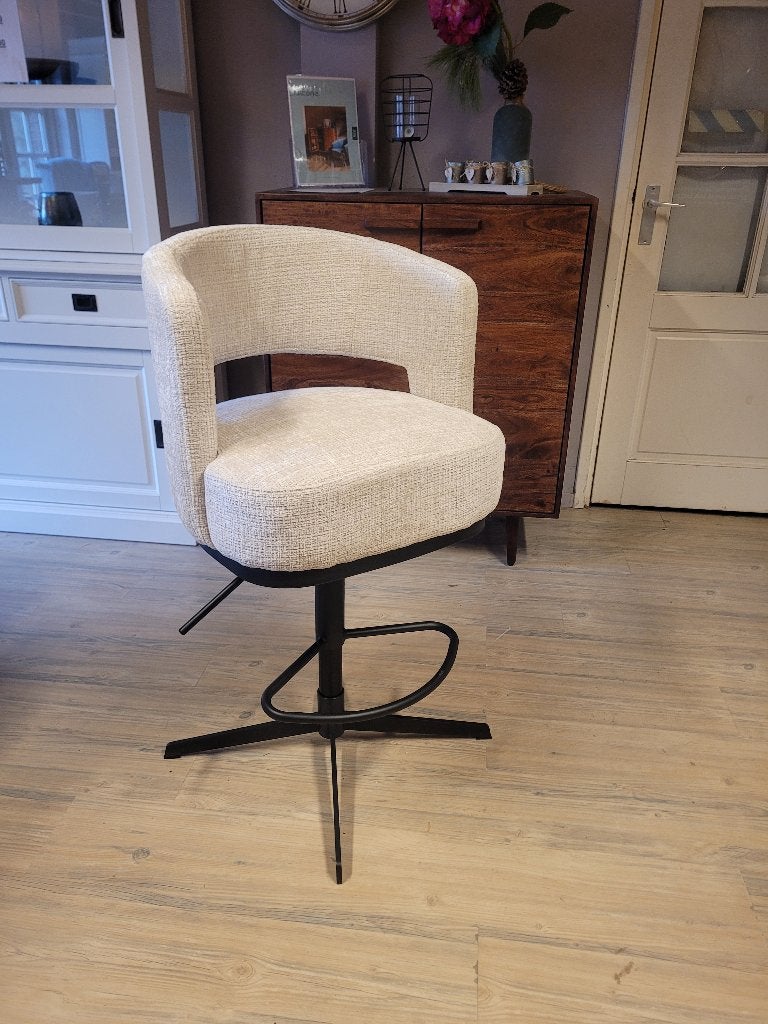 ACTIE Draaibare Verstelbare Barstoel Bruce €299 NU €269 (15), 5 krukken of meer, Ophalen of Verzenden, Nieuw, 60 tot 90 cm