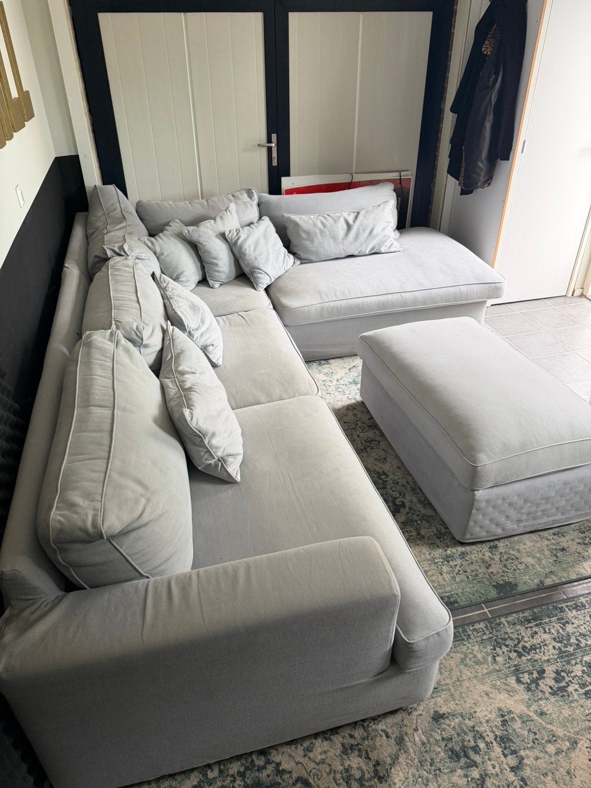 Lekkere loungebank, Ophalen, Gebruikt, Lekjere luie loungebank, Hoekbank