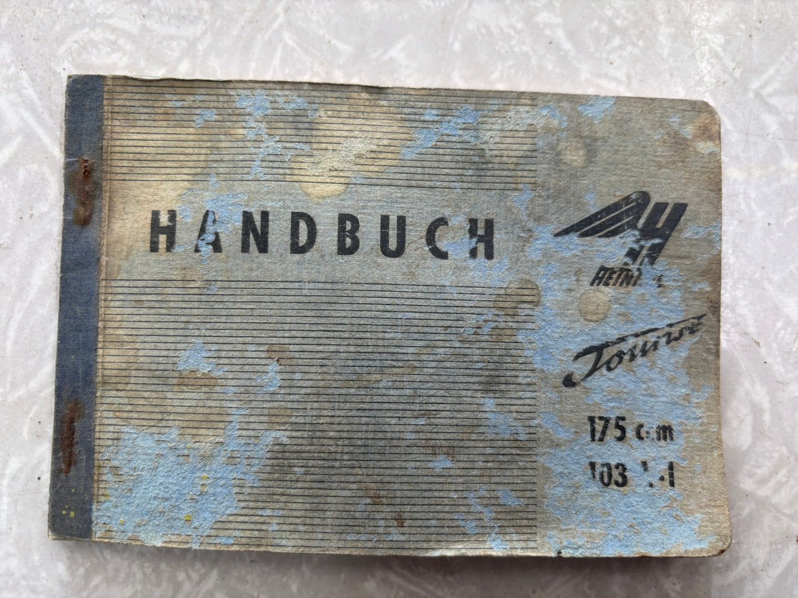 Heinkel Tourist handboek., Fietsen en Brommers, Ophalen, Gebruikt, Benzine