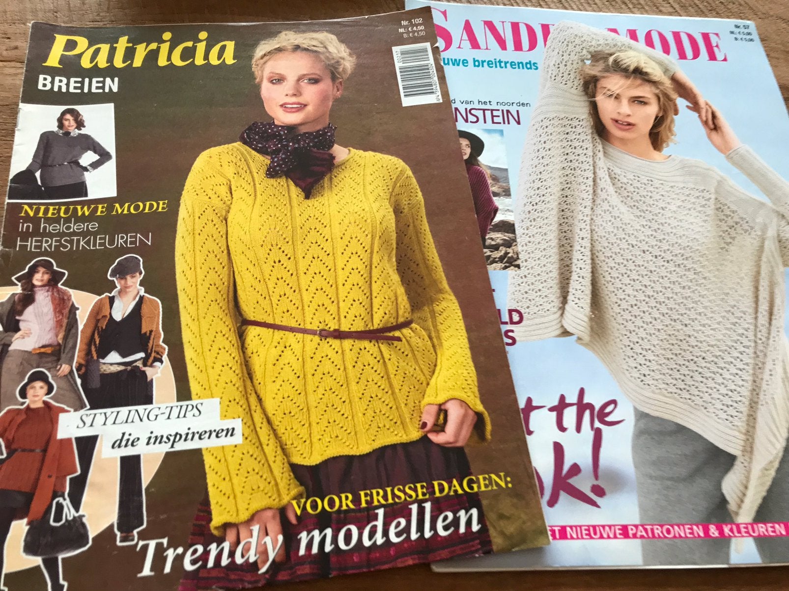 Sandramode & patricia breien, Hobby en Vrije tijd, Ophalen of Verzenden, Zo goed als nieuw, Breien, Patroon of Boek