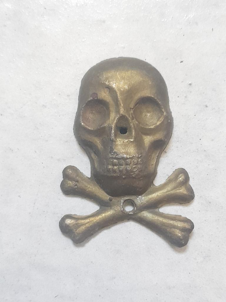 Doodskop embleem, Ophalen of Verzenden, Landmacht, Nederland, Embleem of Badge