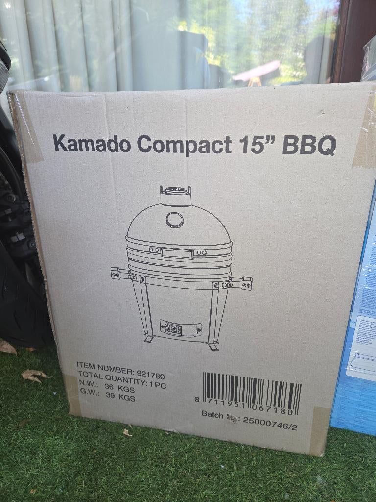 Kamado compact 15", Ophalen, Nieuw, Kamado