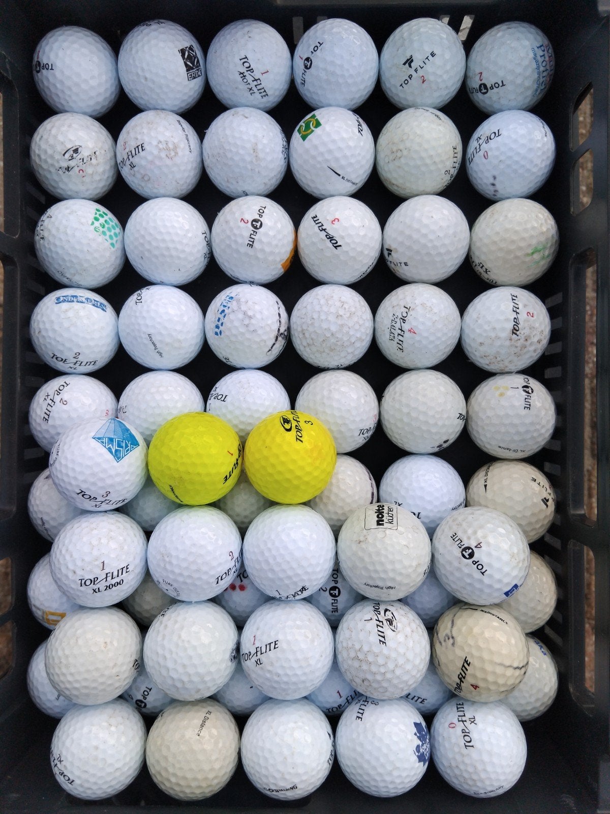 Golfballen TopFlite, Sport en Fitness, Ophalen of Verzenden, Gebruikt, Bal(len)
