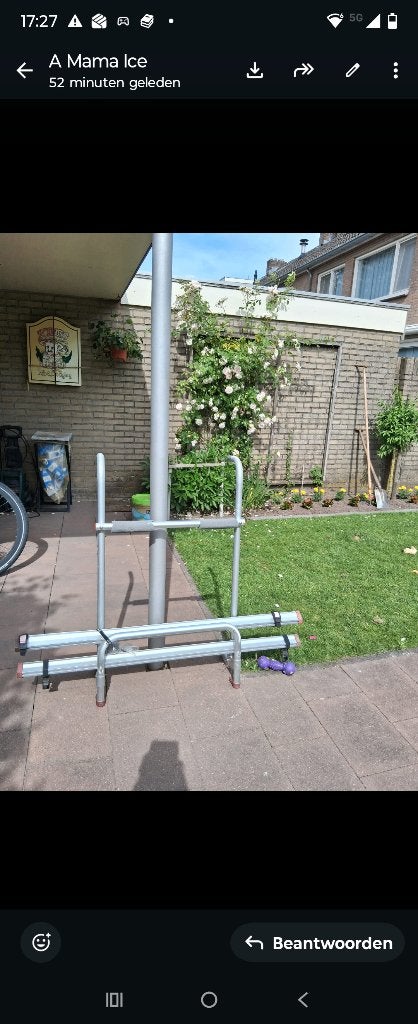 Losse Fietsendrager caravan, Caravans en Kamperen, Ophalen, Gebruikt