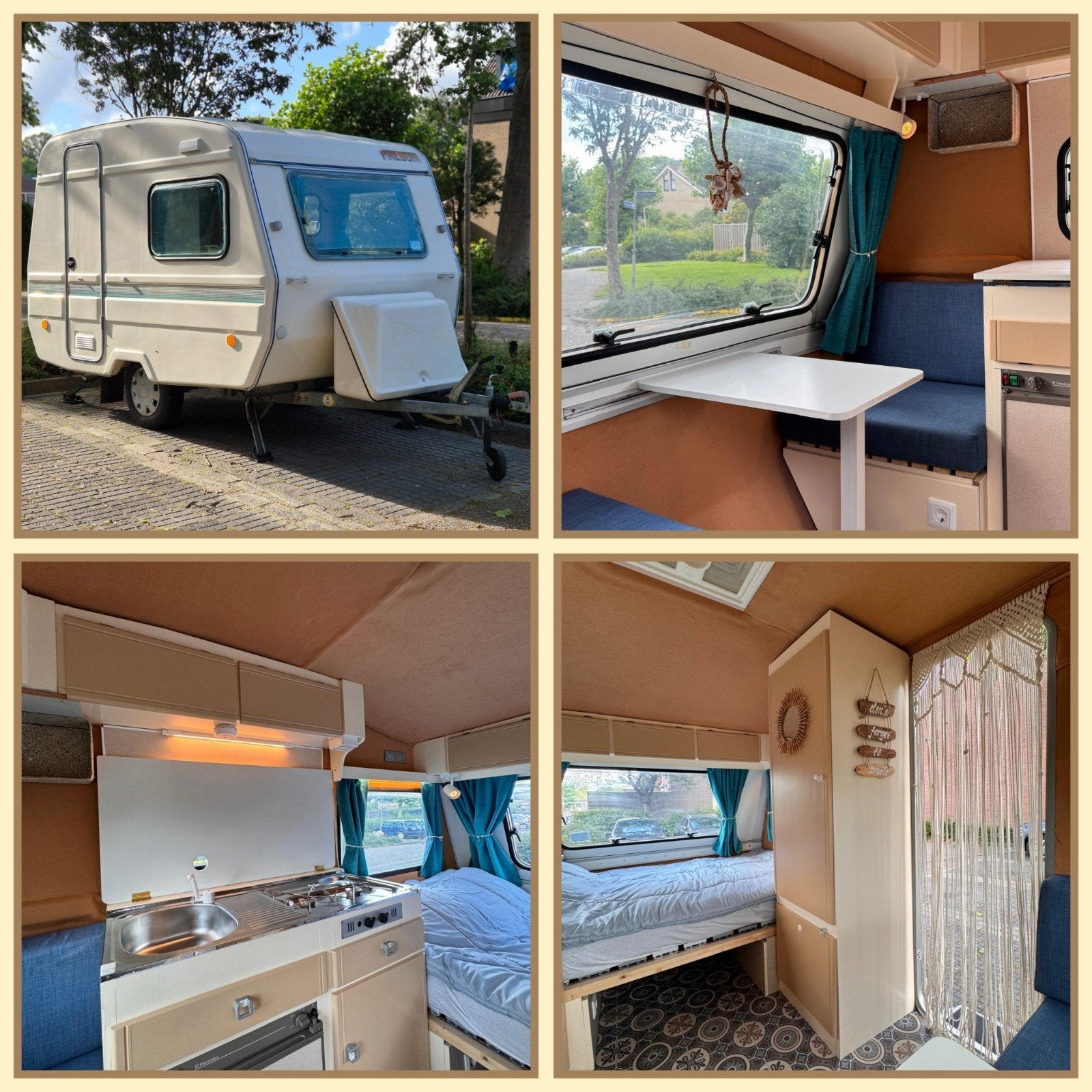 Caravan Beach: Predom Oldtimer met voortent en luifel, Caravans en Kamperen, Caravans, Bedrijf