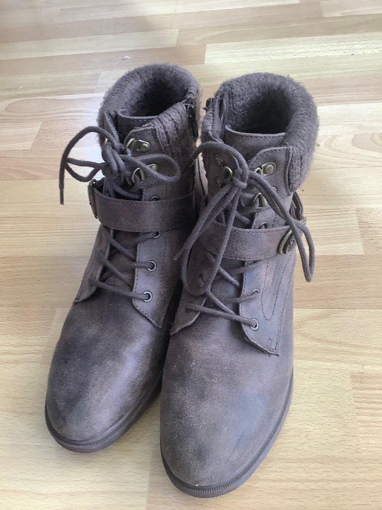 Laarsjes sketchers maat 40, Skechers, Bruin, Lage of Enkellaarzen, Ophalen of Verzenden