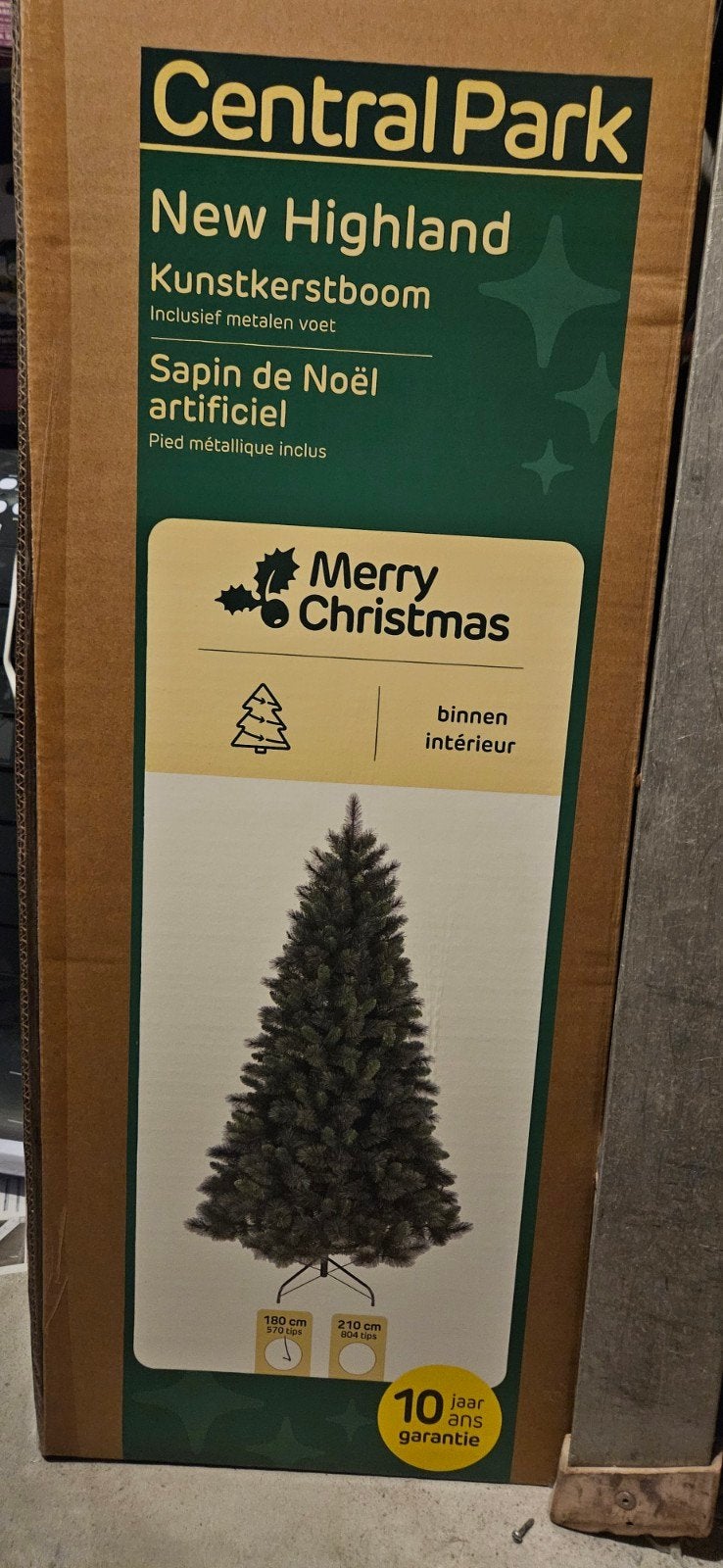 Central Park New Highland kerstboom (180cm), Diversen, Ophalen, Zo goed als nieuw