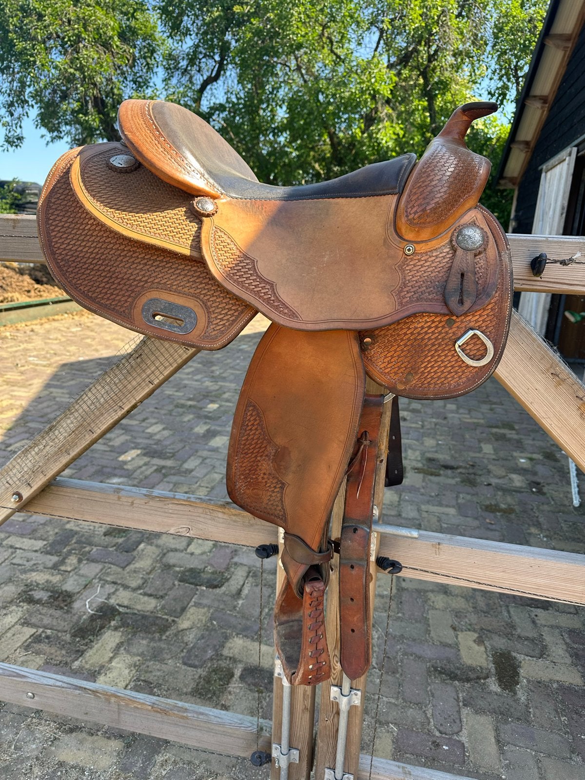 Equiflex western zadel 16 inch, Dieren en Toebehoren, Ophalen, Western