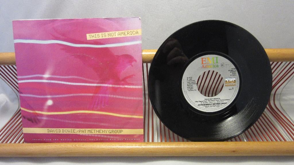 David Bowie, This Is Not America (single 7"), Gebruikt, 7 inch, Single, Ophalen of Verzenden